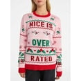 thumbnail image 4 of No Boundaries Christmas Sweater, Lightweight, Women's, 4 of 5
