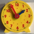 thumbnail image 3 of 3.9 Inch Clock Model Primary School Teaching Aids, 2 Needles 24-hour Teaching Aids, Non-linkage Children's Learning Aids For Time Awareness, Early Education Thinking Toys, 3 of 5
