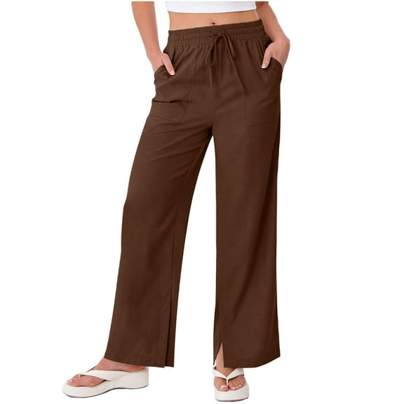 Zuesphe Black Pants for Women Plus Size with Pockets Capri Pants for Women Stretch Denim Flowy Pants for Women High Waisted Cargo Pants Women High Waisted Stretchy