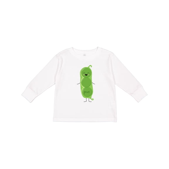 Inktastic Peas Costume Boys or Girls Long Sleeve Toddler T-Shirt