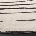 thumbnail image 3 of SAFAVIEH Ebony Glen Geometric Area Rug, Ivory/Dark Brown, 6' x 6' Round, 3 of 10