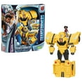 thumbnail image 3 of Transformers Toys EarthSpark Spin Changer Bumblebee 8-Inch Action Figure with Mo Malto 2-Inch Figure, Robot Toys for Ages 6 and Up, 3 of 5