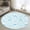 White, variant on Hallway Runner Rugs 2.7x5 Ft, Tropical Palm Trees Non Slip Area Rugs for Kitchen Bedroom Entryway, Desert Camels Aloe Vera Polka Dot Yellow Washable Carpet Runner Rug Floor Mats for Bedroom