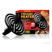 Reptile Ceramic Heat Emitter - MASSIVE 250w - Includes Attached DBDPet Pro-Tip Guide - Great for Bearded Dragons, and Chameleons, Ball Pythons, and other Nocturnal Reptiles