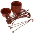 thumbnail image 2 of 10 juegos de cestas colgantes de flores, macetas colgantes de interior, soportes para plantas colgantes, 2 of 8