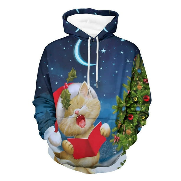 Hooded top christmas sweater