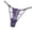 Purple, variant on ZVNAΖH Women's Sexy G String Thongs, Valentine's Day Gifts, Couple Supplies, One Size, Floral Lace Panties Hollow Out See Though Panties