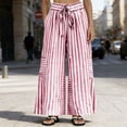 thumbnail image 2 of Axiiglly Pants for Women, Casual Loose Wide Leg Drawstring Workout Pants, Printed Lightweight Athletic Trousers S-3XL, 2 of 9
