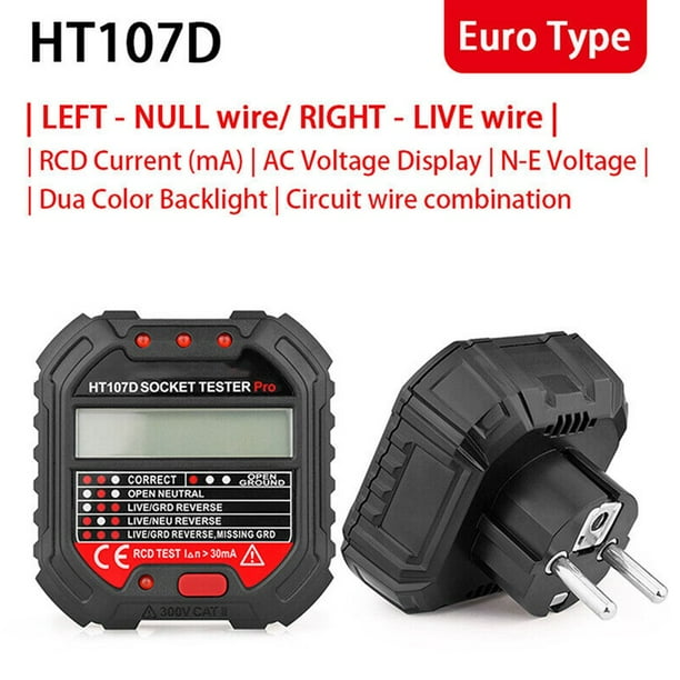 Outlet clearance voltage meter