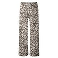 thumbnail image 4 of WEAIXIMIUNG Pantalon Extensible pour Hommes Mode Homme Décontractée Imprimé Léopard Numérique 3D Pantalon Droit Décontracté de Bureau, 4 of 5