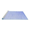 thumbnail image 2 of Ahgly Company Machine Washable Indoor Rectangle Abstract Blue Contemporary Area Rugs, 4' x 6', 2 of 4