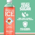 thumbnail image 2 of Sparkling Ice, Peach Nectarine Sparkling Water, 17 oz Bottles (Pack of 12), 2 of 6