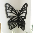 thumbnail image 2 of Tongina Butterfly Corner Shelf Wall Corner Shelf Wall Mounted Gift Butterfly Shape Storage Rack for Bedrooms Dorm Home Bathroom Decor A, 2 of 7