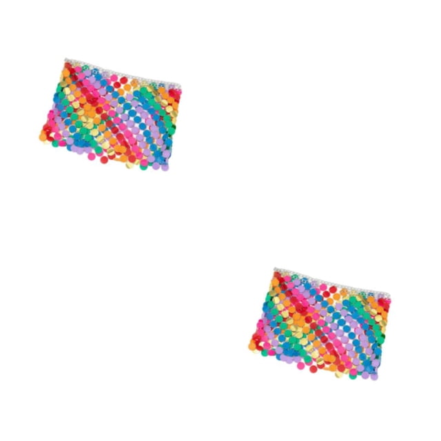 Minnieouse Metal Lentejuelas Sujetador Cuerpo Cadena Joyería Brillante para Festival Type1 NO1