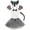 Gray-1, variant on Petitebelle Elephant Headband Bowtie Tail Gloves Tutu Shirt 6pc Costume (Gray, 3-4 Years)