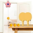 thumbnail image 2 of Children's Hanging Table Tennis Trainer Exercise Equipment Self Set Professional Training Pink 2 Paddles, 2 of 8