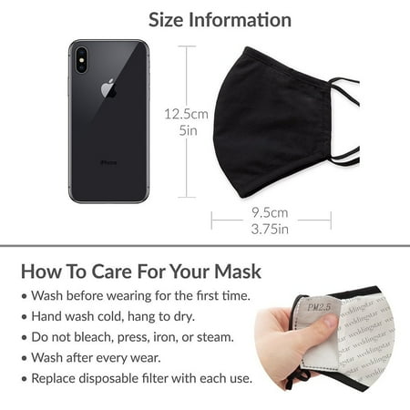 Weddingstar - Kid's Reusable/Washable Cloth Face Mask with Filter Pocket - Starry Sky