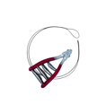 thumbnail image 3 of Youkk Starting Clamp 1M Extension Wire Durable Red Badminton for Squash Racquet Tennis, 3 of 5