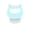 Cyan, variant on 4 inch Pet Deshedding Comb, Cat Ear Shaped Floating Fur Remover, Gentle Cleaning Grooming Brush for Dog Cat Shedding Hair Care