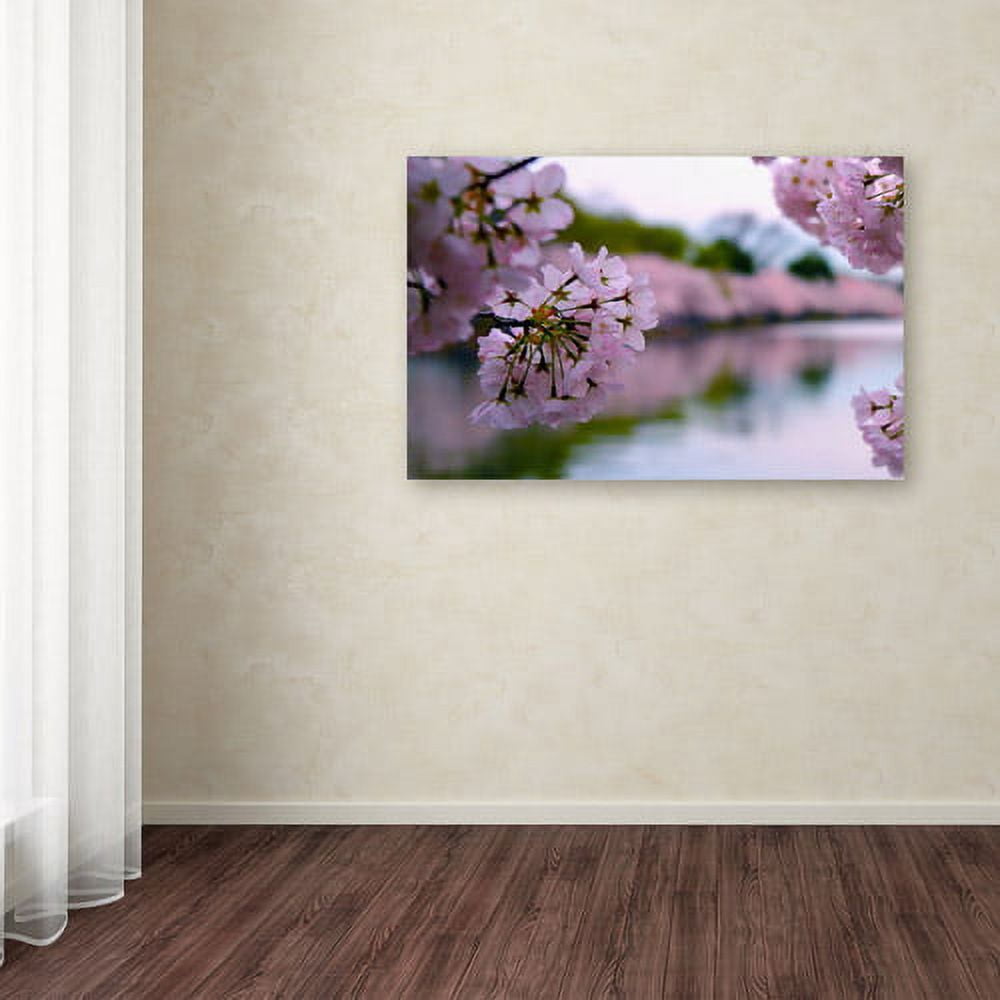 Trademark Fine Art "Cherry Blossoms 2014-2" Canvas Art by CATeyes