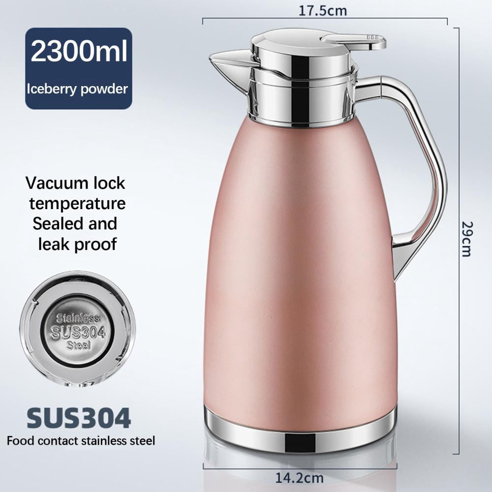 Feltree Carafe Thermique en Acier Inoxydable avec Couvercle