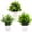 White-3, variant on 2 Pack Fake Plants in Black Pot Small Artificial Plant Wheat Grass for Home Decor Faux Fern Greenery Indoor Bathroom Shelf Home Office Desk Bedroom Cabinet Kitchen Table Decorations