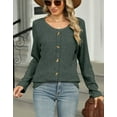 Cogild Pullover Tops Long Sleeve Tunic Sweaters for Women Causal