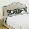 thumbnail image 3 of Yayeee Pillowcase Standard Size Set of 2 Satin Wrinkle Resistant Pillow Case, Christmas Dog, 3 of 8