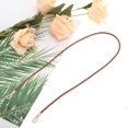 thumbnail image 4 of Unique Bargains 1 Pc Hexagonal Buckle Handbag Strap for Office Light Brown PU Metal, 4 of 5