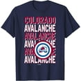 thumbnail image 1 of Colorado Avalanche Répété T-Shirt sous Licence Officielle Marine - Noir - m, 1 of 2
