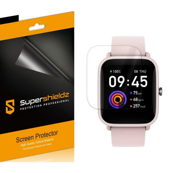 (3 Pack) Supershieldz Designed for Amazfit Bip U Pro Screen Protector, High Definition Clear Shield (TPU)