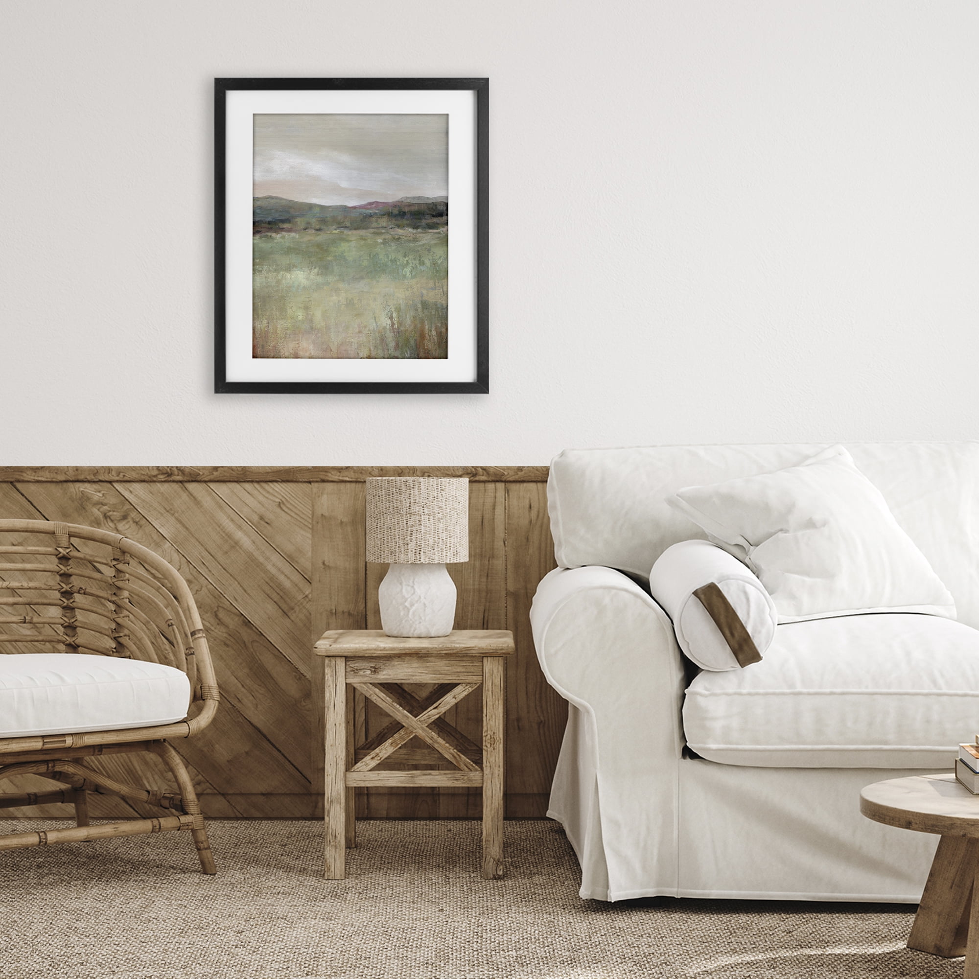 Stupell Industries Abstract Glimpse of Spring Black Framed Print Under Glass, design by Carol Robinson
