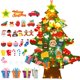 thumbnail image 2 of DIY Felt Christmas Tree 2023 Merry Christmas Decorations for Home Navidad Xmas Tree with Light Christmas Ornaments New Year Gift, 2 of 4