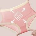 thumbnail image 6 of Maternity Belly Support Underwear Womens Plus Size High Waist Cotton Ribbed Panties Mom Stretchy Full Briefs 4XL, 6 of 7
