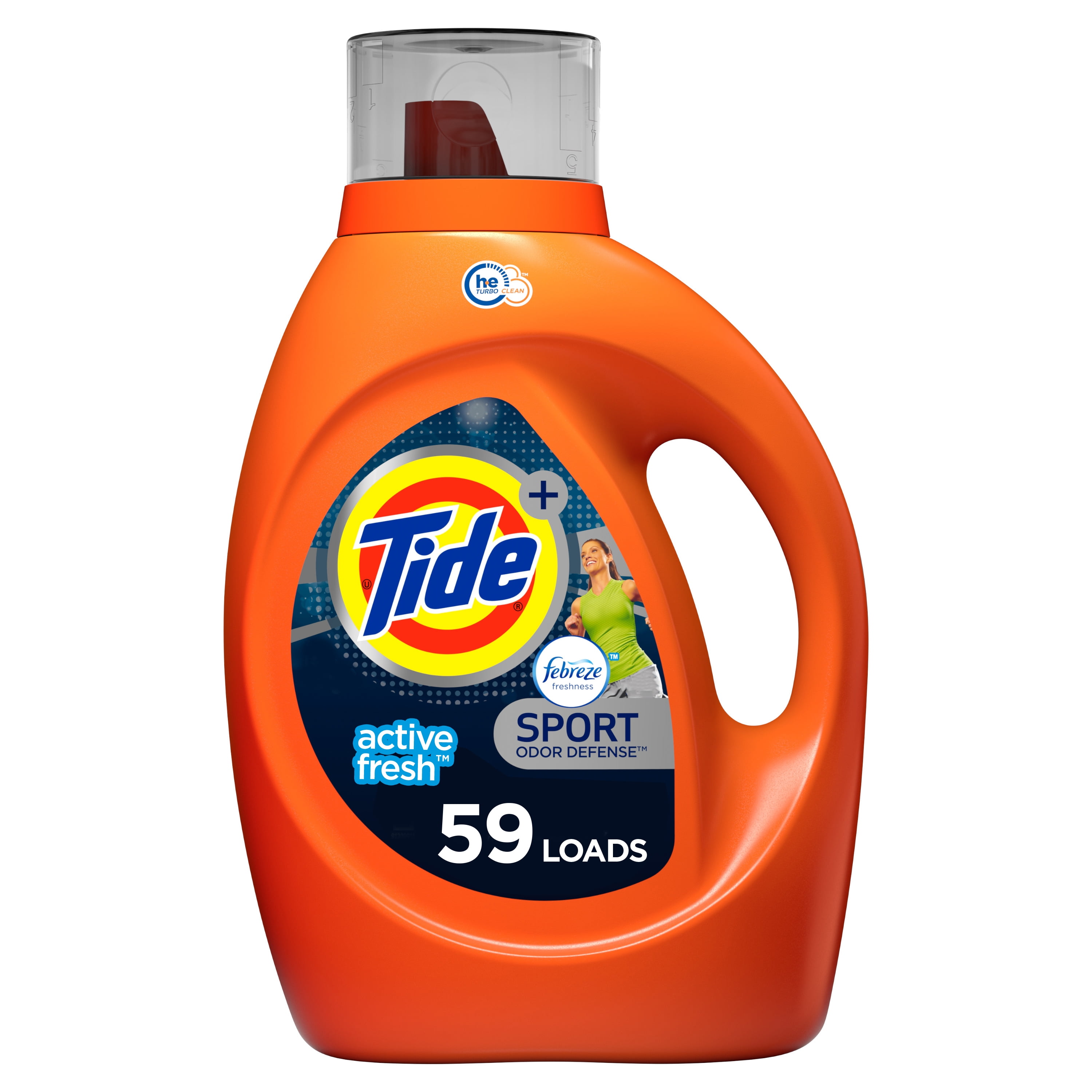 Tide Febreze Sport HE, 59 Loads Liquid Laundry Detergent, 92 fl oz