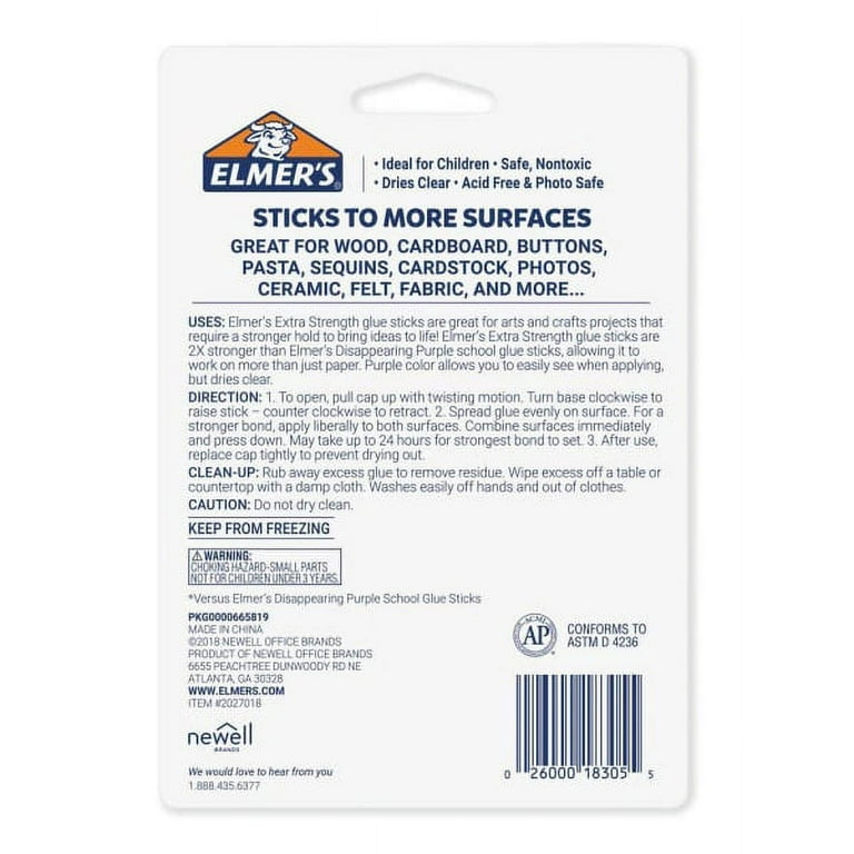 Elmer's Extra-strength School Glue Sticks 0.21 Oz Dries Clear 60/pack  2027017 : Target