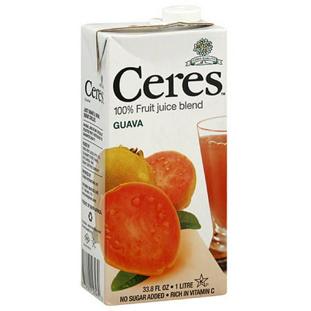 Ceres Guava 100% Fruit Juice Blend, 33.8 fl oz, (Pack of 12)