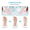 thumbnail image 3 of Professional Pedicure Kit Foot Files Set Tools Double Sided Files Exfoliating Washable 17 In 1, 3 of 4