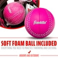 thumbnail image 5 of Franklin Sports RTP Kids Teeball Glove + Ball Set - Boys + Girls Mitt - 9.5" Righty - Pink, 5 of 7