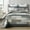 Gray Patchwork Striped, variant on DDUOXIN Farmhouse Cotton Quilt for King Bed - 100% Cotton Gray Brown Patchwork Plaid Striped King Size Quilt Bedspread, Neutral Lightweight Reversible All Season Coverlet/Comforter Set, 3 Piece