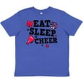 thumbnail image 3 of Inktastic Cheerleading Eat Sleep Cheer Youth T-Shirt, 3 of 5