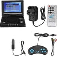 thumbnail image 2 of 7.8-inch Portable DVD Player Screen Rechargeable TV Car Charger Gamepad, AVI EVD DVD SVCD VCD CD CD R RW MPEG 4, TV Function, Game Function, AV Output, 2 of 5