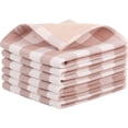 thumbnail image 1 of Unique Bargains 6PCS Cotton Kitchen Tea Towel Set Lattice Pattern, 1 of 9