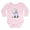 Petal Pink, variant on CafePress - Kiniart Bichon In Pear Long Sleeve Infant Bodysuit - Long Sleeve Cotton Baby Bodysuit