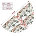 thumbnail image 3 of Yiaed Flamingo Palm Trees Print Christmas Tree Skirt , Tree SkirtsTree Mat for Christmas Winter Holiday Indoor Decorations-30", 3 of 7