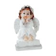 thumbnail image 4 of Estatuilla de Ángel de estilo nórdico para niña, accesorios de fotografía, adorno creativo bonito coleccionable Retro para el hogar, mesa, librería, , estilo c Baoblaze Estatua de ángel, 4 of 8