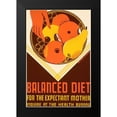 thumbnail image 2 of WPA 11x14 Black Modern Framed Museum Art Print Titled - Balanced diet for the expectant mother., 2 of 5