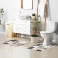 thumbnail image 6 of Yayeee Bath Rugs for Bathroom Floor Set of 2 Non Slip Fluffy Soft Absorbent Mat, Beige Cute Cats, 6 of 7