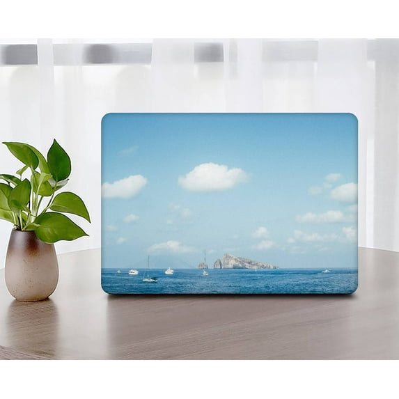 KSK KAISHEK Hard Shell Cover for MacBook Air 13.6" 2022.0 A2681 m2 + Black Keyboard Cover, Colorful B 0507