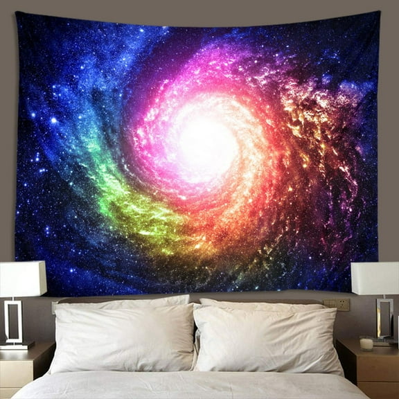 100Fens Colour Tapestry Hippie Room Bedspread Wall Hanging Throw Blanket